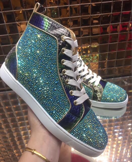 rhinestone tennis shoes