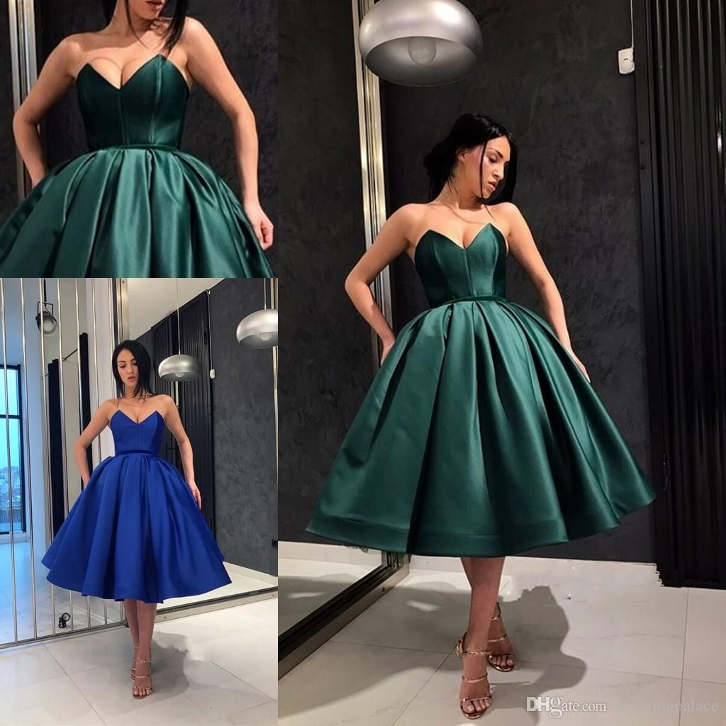 Elegante cariño corto vestidos de fiesta 2019 2019 de fiesta casero Vestidos ocasiones