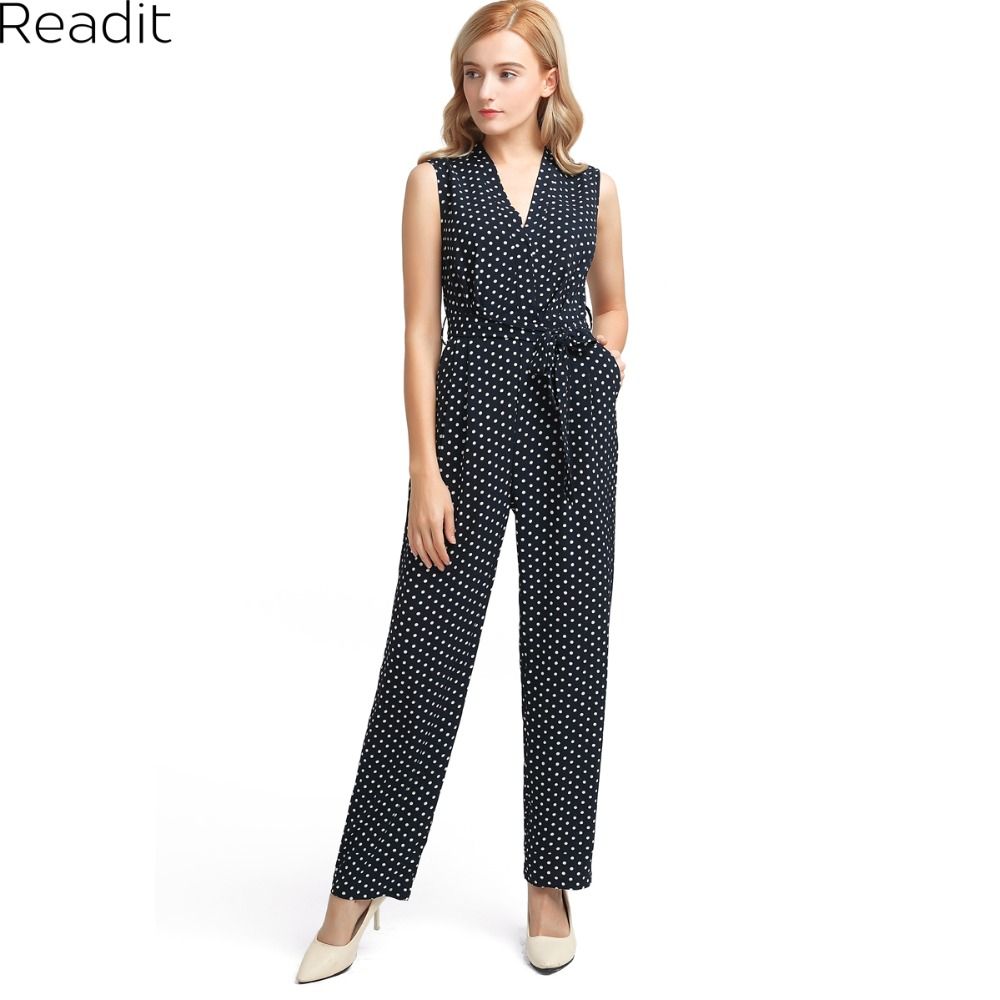 sleeveless casual jumpsuit