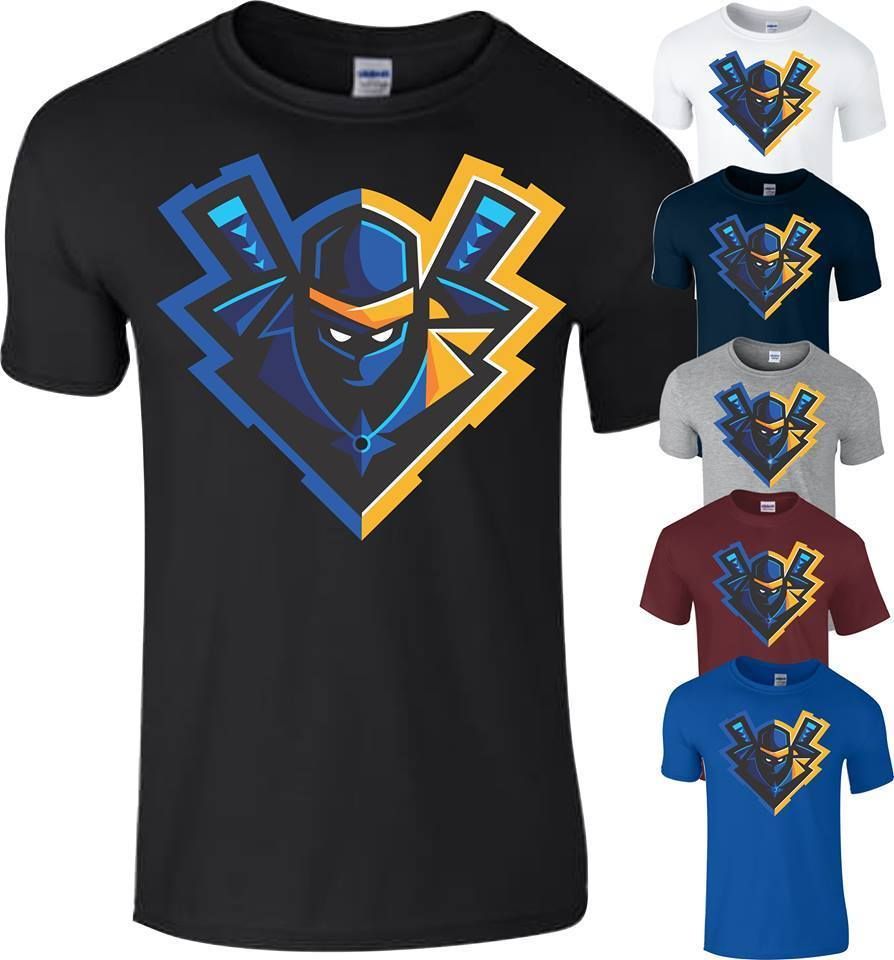 Fortnite Official Logo Boys Black T-Shirt Battle Royale Top Gamers Tee