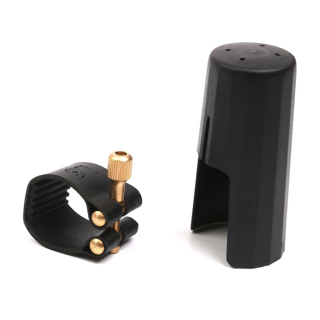 2020 Plastic Clarinet Mouthpiece Cover With Pu Leaf Screw Black From