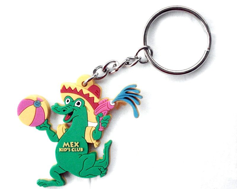 rubber croc keychain