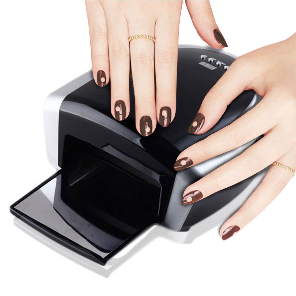 Acheter 66w Uv Led Lampe Pour Ongles Professionnel Gel Sèche Ongles électrique Nail Art Manucure Machine Pour Durcissement Tout Gel Polonais Sèche