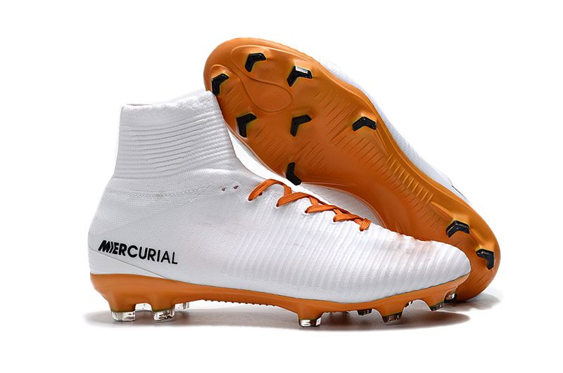 cristiano ronaldo orange cleats