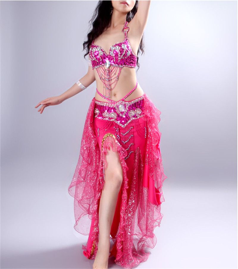 BELLY DANCE WEAR TURQUOISE OR YELLOW SIZE M//L DANCE WEAR 3PIECE BELLY DANCE