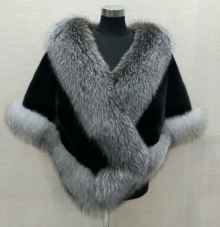 Winter Bridal Faux Fur Wraps Warm Shawls Outerwear Shrug Black Gary ...