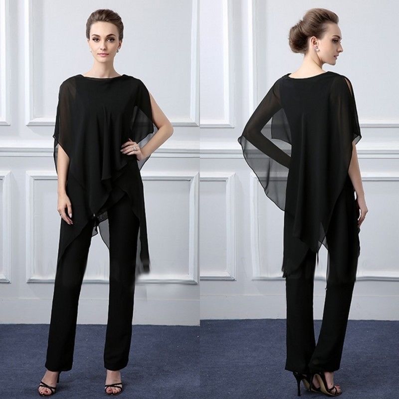 black pantsuit for wedding