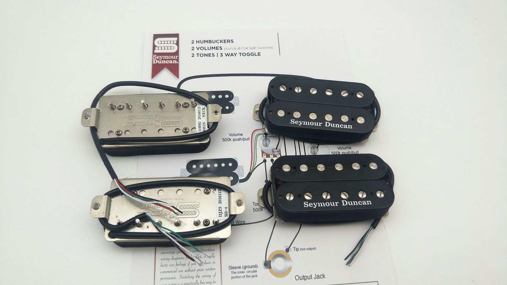 Seymour Duncan Sh1n Sh4 4c Guitar Pickups Gratis Verzending Van 70 Dhgate