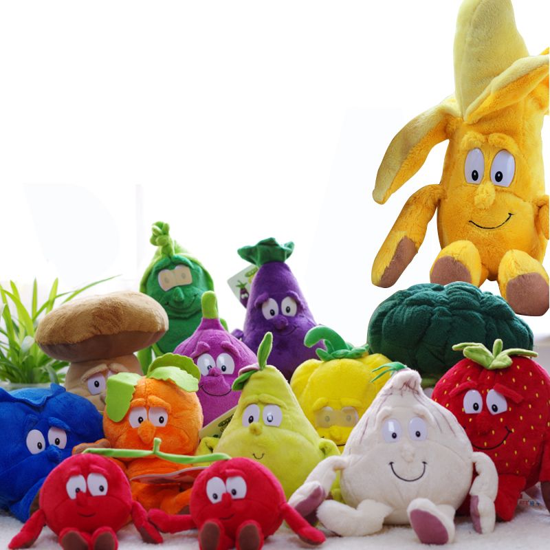 soft toy fruits and vegetables