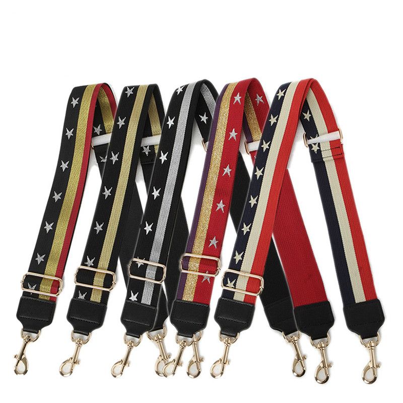 New Women Cross Body Bag Strap Stitching Color Stripes Star Pattern Ladies Handbag Shoulder Strap Bag Accessories Belt Parts Nz 2020 From Snailhome Nz Nz 31 89 Dhgate Nz