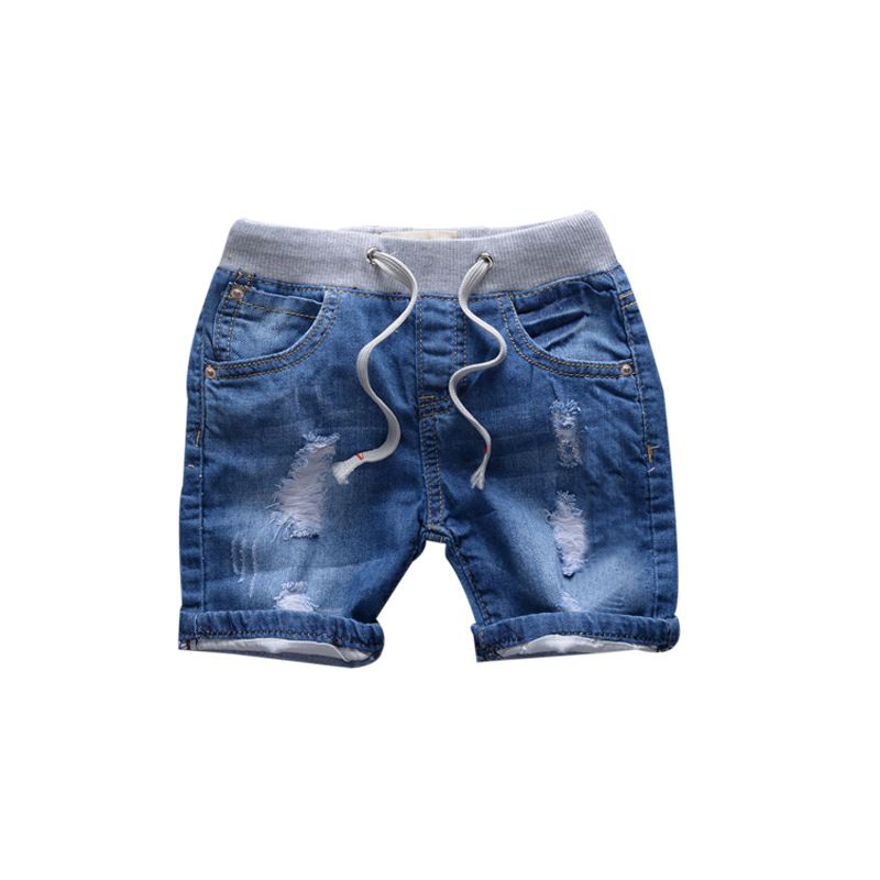 New fashion toddler boy jeans casual short pants for the boy cartoon KID  shorts summer kids children denim jeans shorts trousers