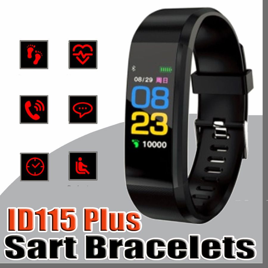 color lcd screen id115 plus smart bracelet