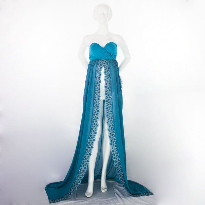 maternity chiffon maxi dress