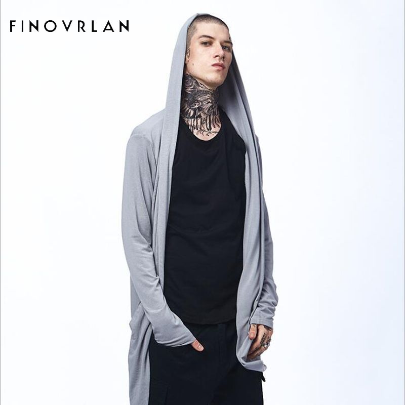 Hoodies Men Black Cardigan Hoodie Men 