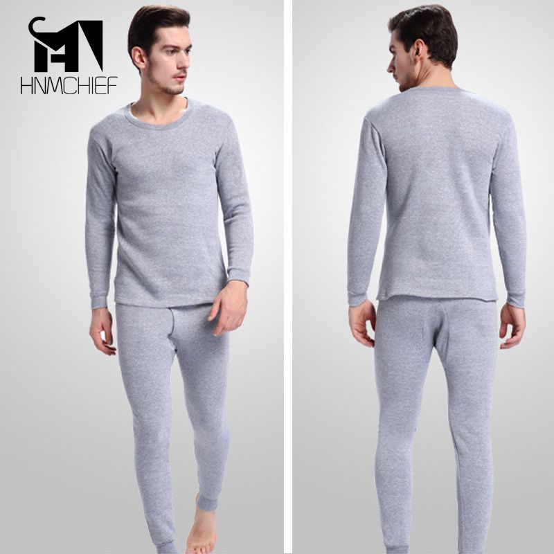 con capa interior de suave algodón talla L-XXXL para hombre Calzoncillos largos térmicos de HMILYDYK ropa interior de invierno