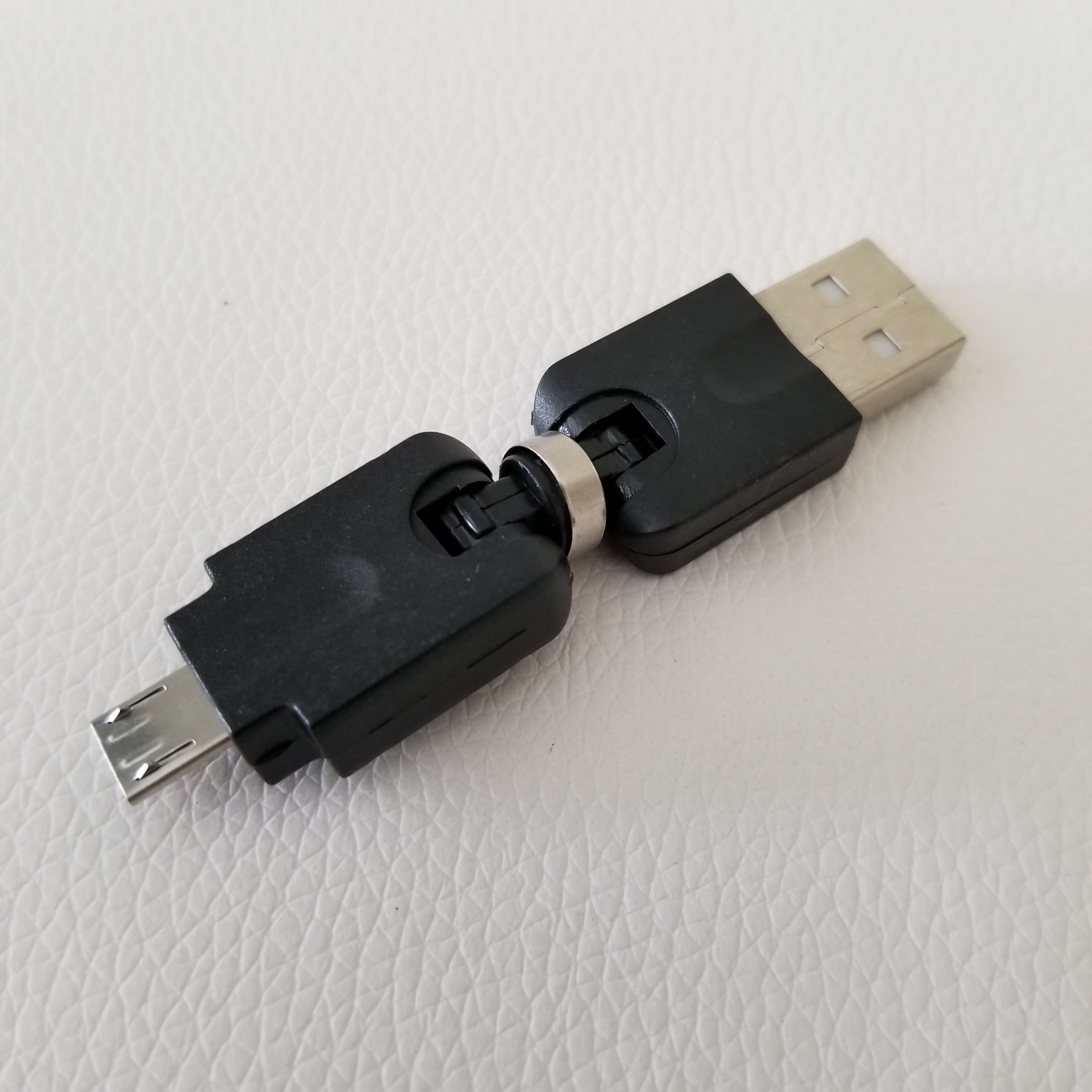 Male to Female Adapter Converters 360 Degree Fold Rotating USB 2.0 Pop@/&