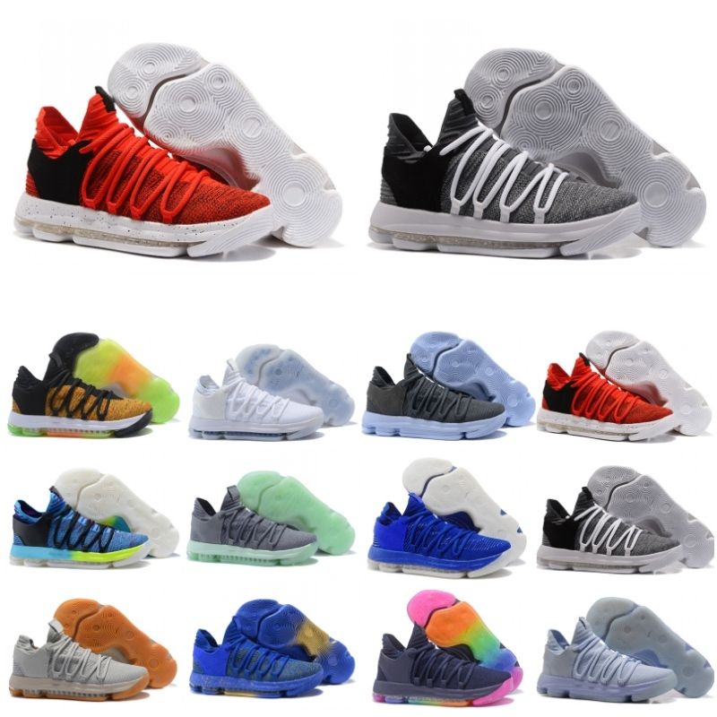 zoom kd 10 multicolor men's basketball shoe