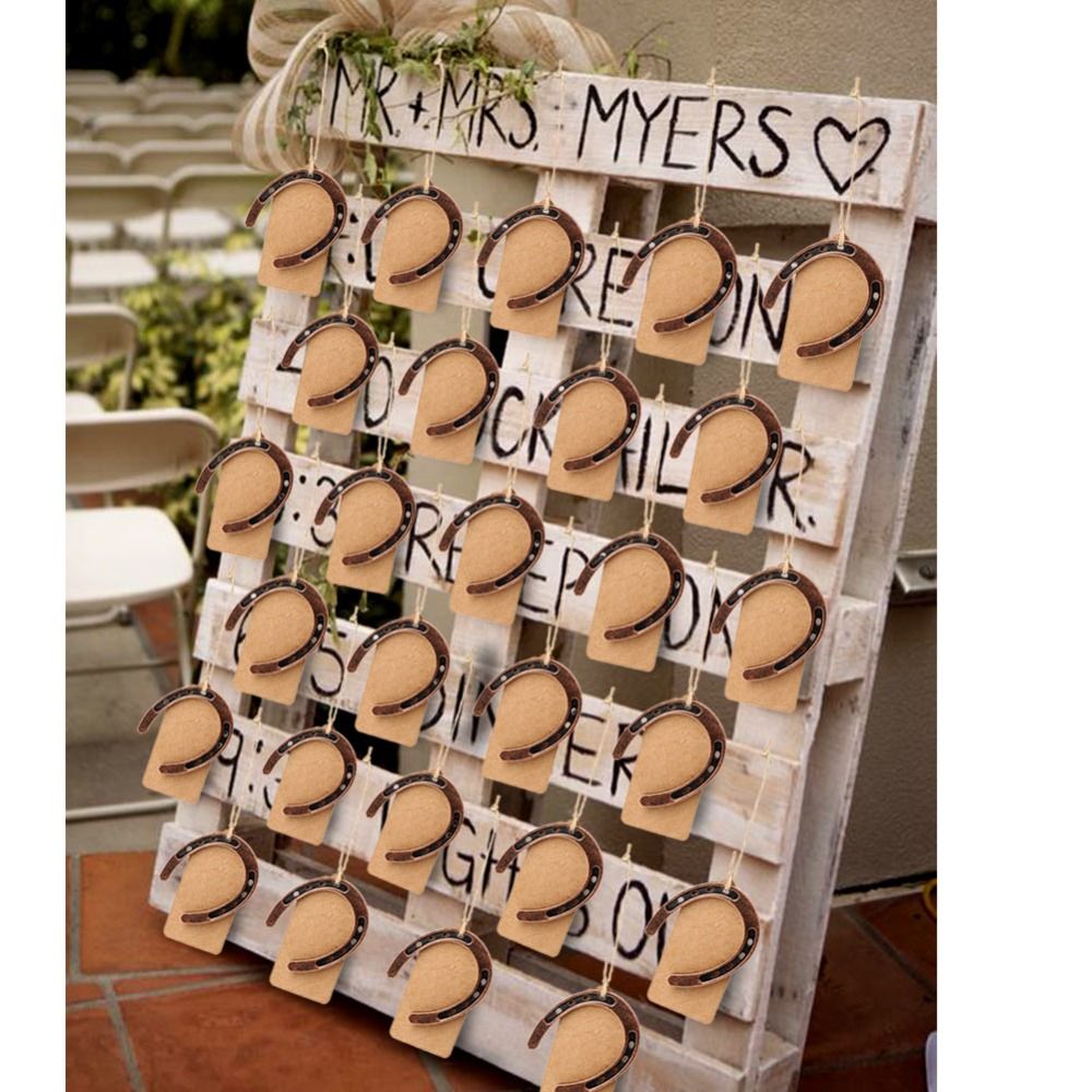 Ourwarm Party Favors Metal Lucky Gift Horseshoe Wedding Favors And