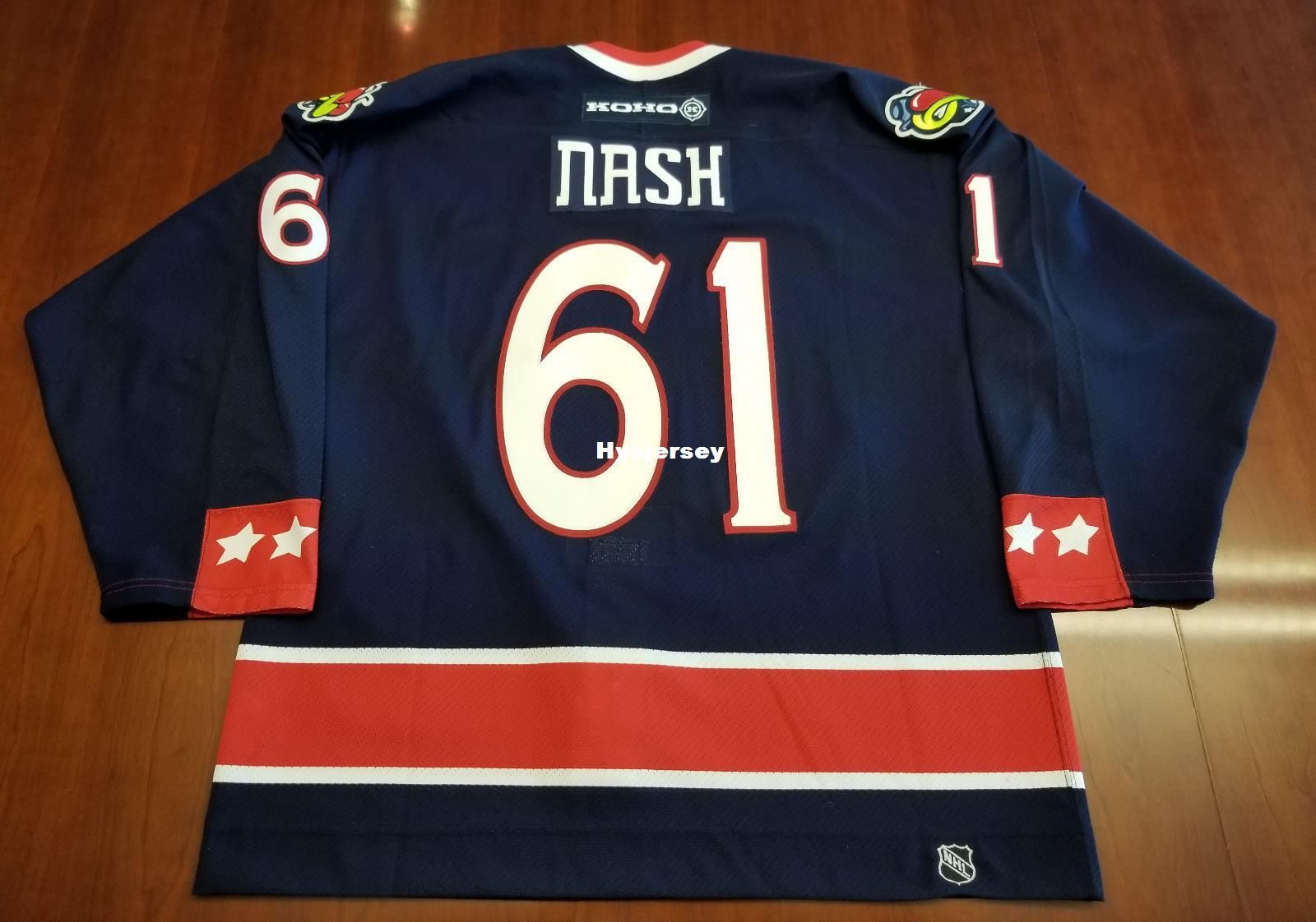 old blue jackets jersey