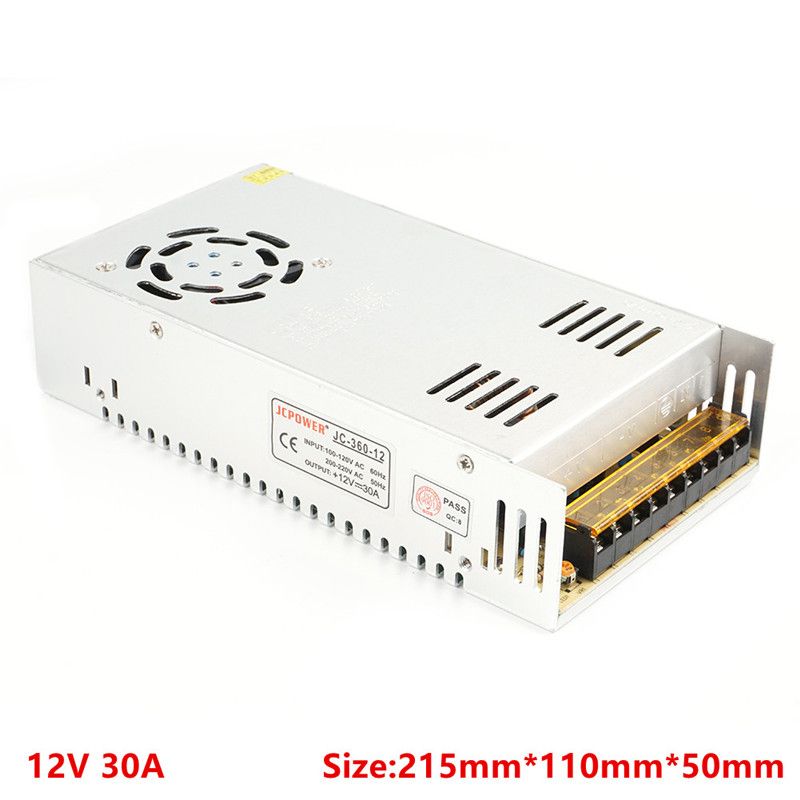 12V 30A 360 W.