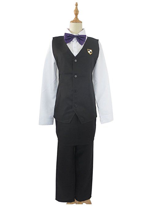 Death Parade Decim Quindecim Bartender Uniform Outfit Anime Death Parade Decim Quindecim Bartender Uniform Outfit Anime