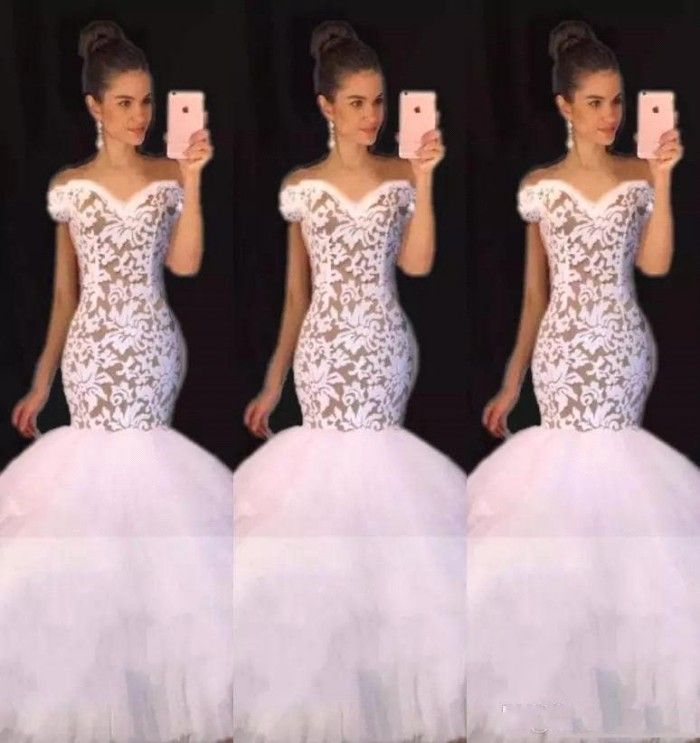 white prom gowns 2018