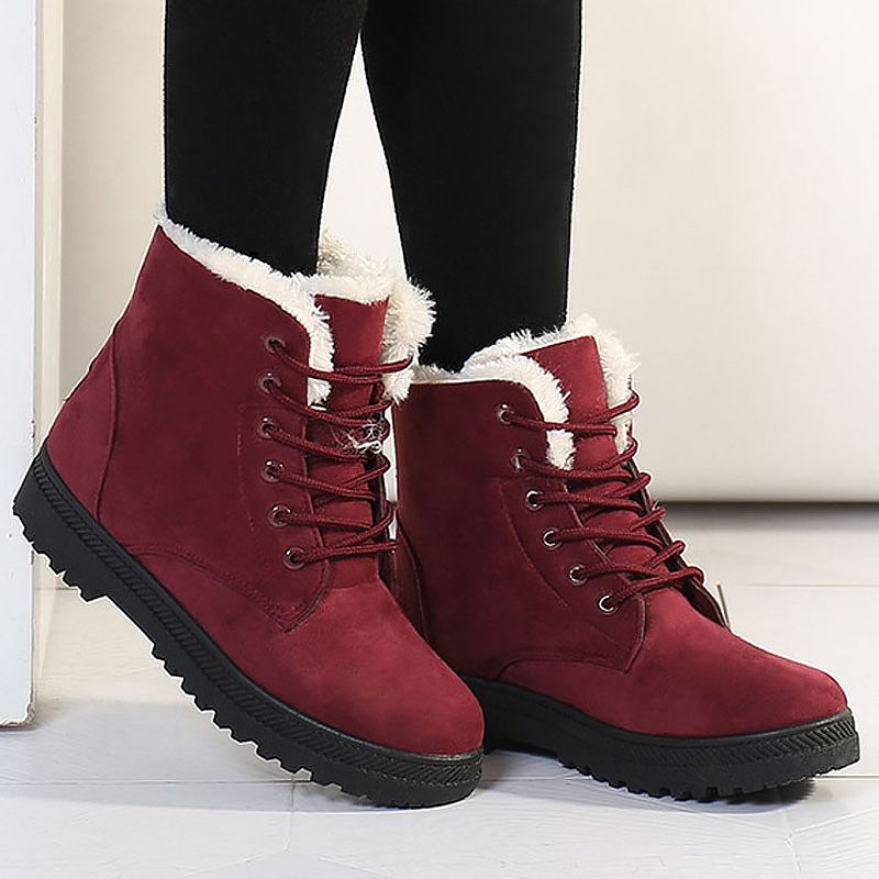 Restaurar lechuga localizar Moda Cálido Botas para la nieve 2018 Tacones Botas de invierno Nueva  llegada Mujer Botines Zapatos