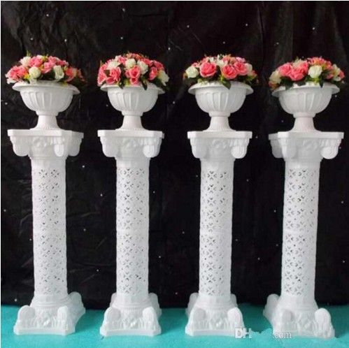 полая колонна + цветок + ваза