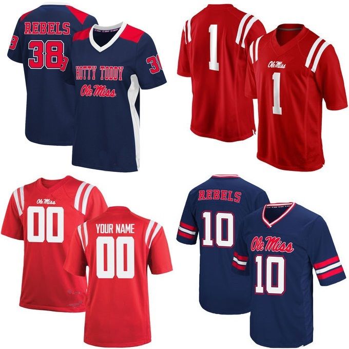 2021 Factory Outlet NCAA Ole Miss Rebels 1 38 15 College Football