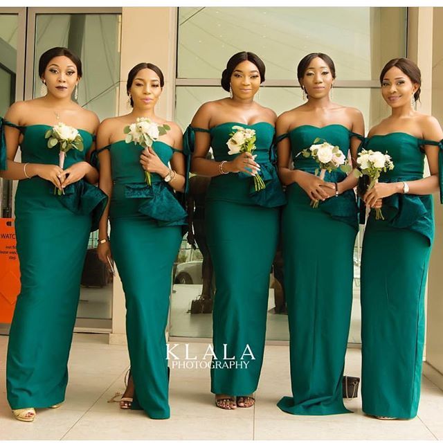 emerald green silk bridesmaid dress
