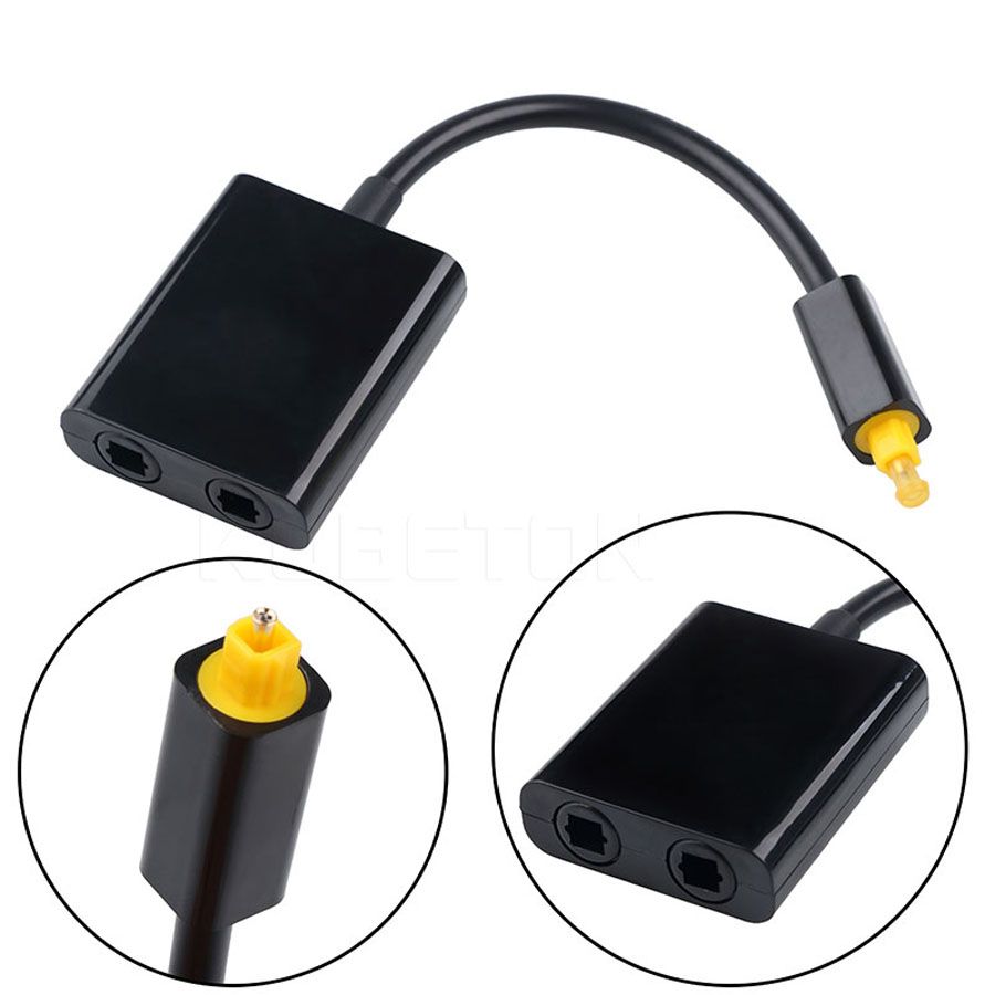 Toslink 1 To 2 Audio Cable Digital 