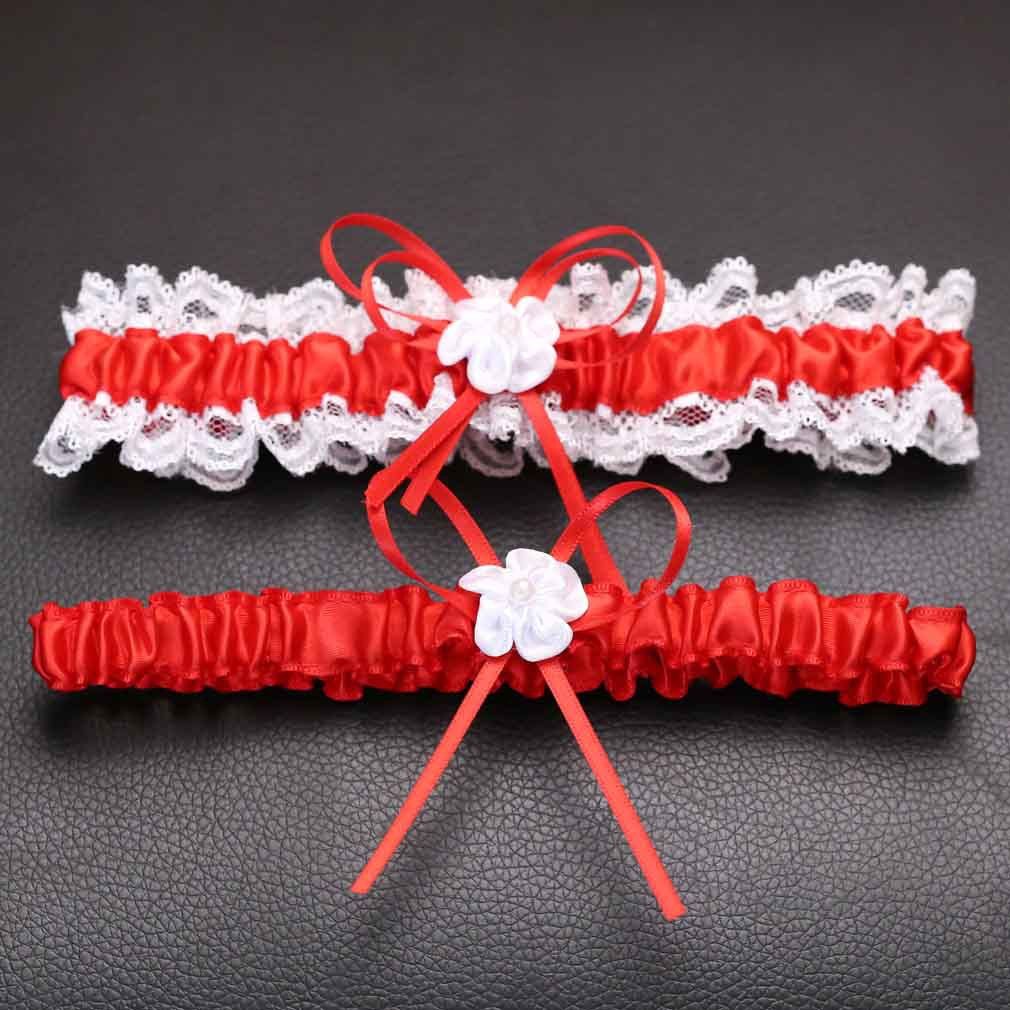 RED BLACK LACE SATIN STRETCH BRIDAL GARTER HEN PARTY NIGHT WEDDING BURLESQUE BOW RED BLACK LACE SATIN STRETCH BRIDAL GARTER HEN PARTY NIGHT WEDDING BURLESQUE BOW