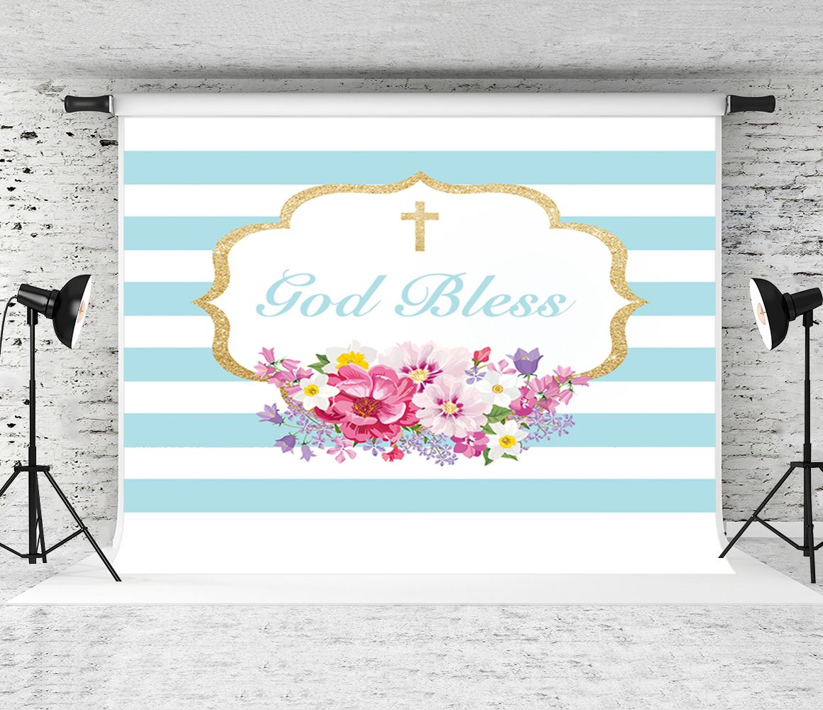 2020 Dream7x5ft Blue Baby Theme Photography Background First