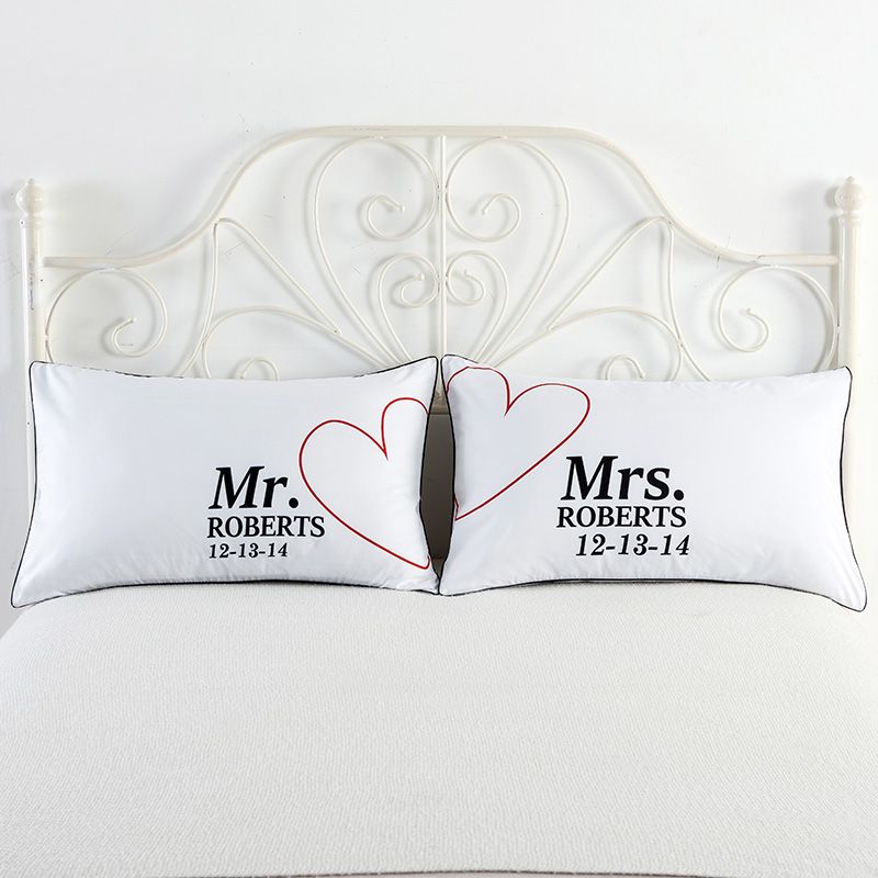 mr and mrs pillows