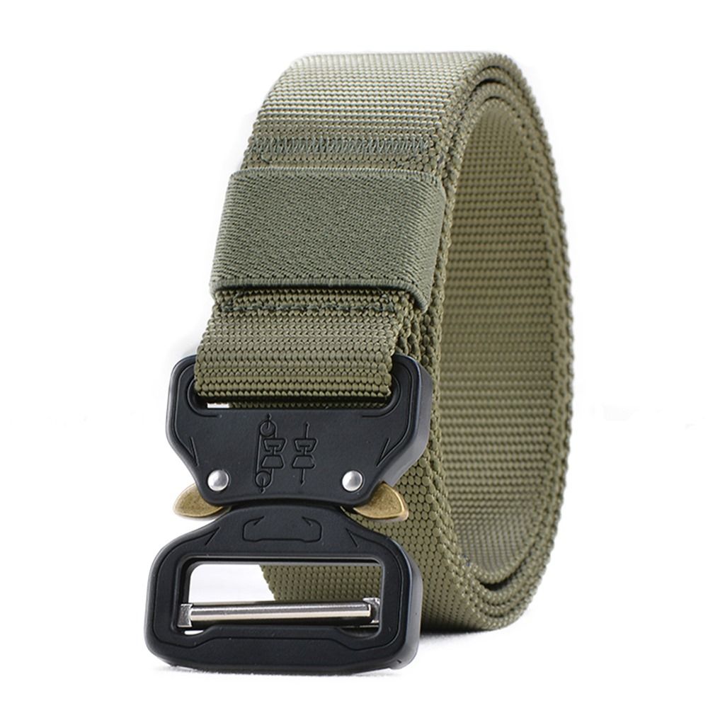 verde Cinturón táctico militar tejido al aire libre cinturón hombres ejército SWAT correa de nailon con hebilla de Metal cinturón soporte de cintura LANG verde Cinturón táctico militar tejido al aire libre cinturón hombres ejército SWAT correa de nailon con hebilla de Metal cinturón soporte de cintura LANG