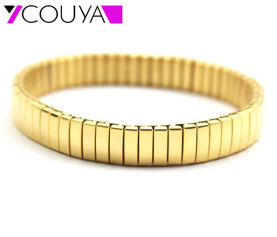 gold stretch bracelets
