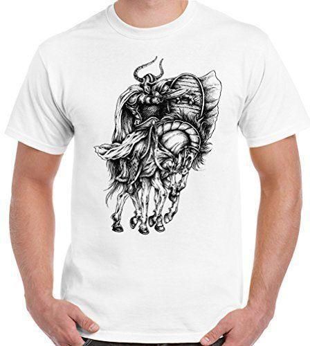 Mens Viking T-Shirt Ragnar TV Show Programme Thor Horse Norse Warrior ODIN