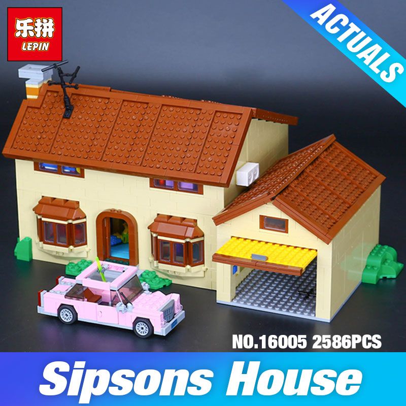 Simpsons House Model Building Block Bricks Children Toys GIfts For Boy 2575PCS