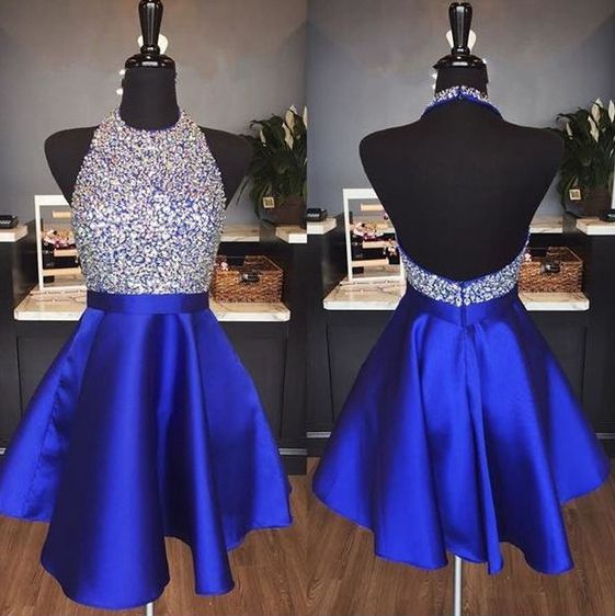 Vestido De Malha Vestido De Baile Azul Royal E Borgonha, Hoco, Vestido De Formatura Curto, Formatura De Volta Às Vestes Escolares Vestidos Tomara Que Caia De Larovias, $903,27 | Pt.Dhgate.Com