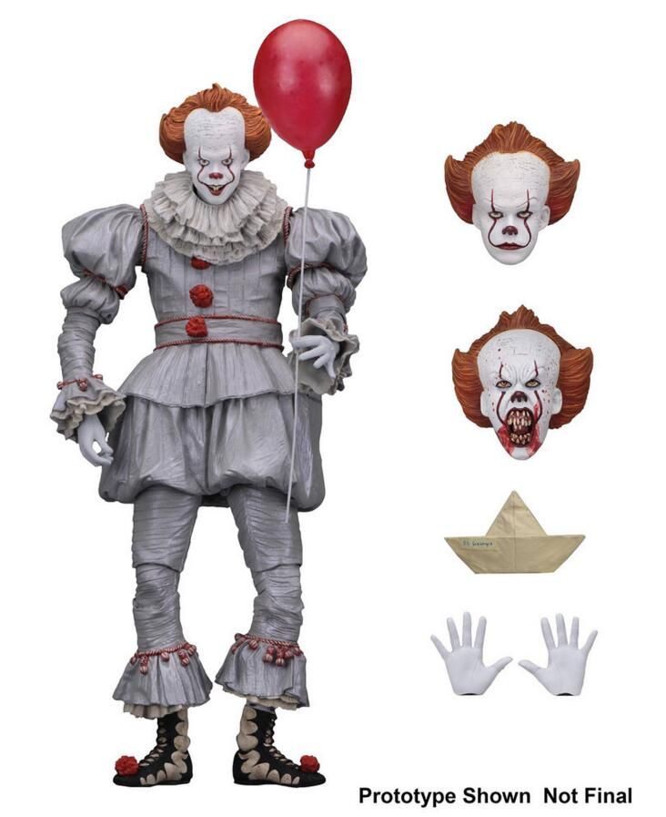 wholesale NECA clown returning soul IT clown returning soul 7-inch movable  Movie Figures pvc material free shipping