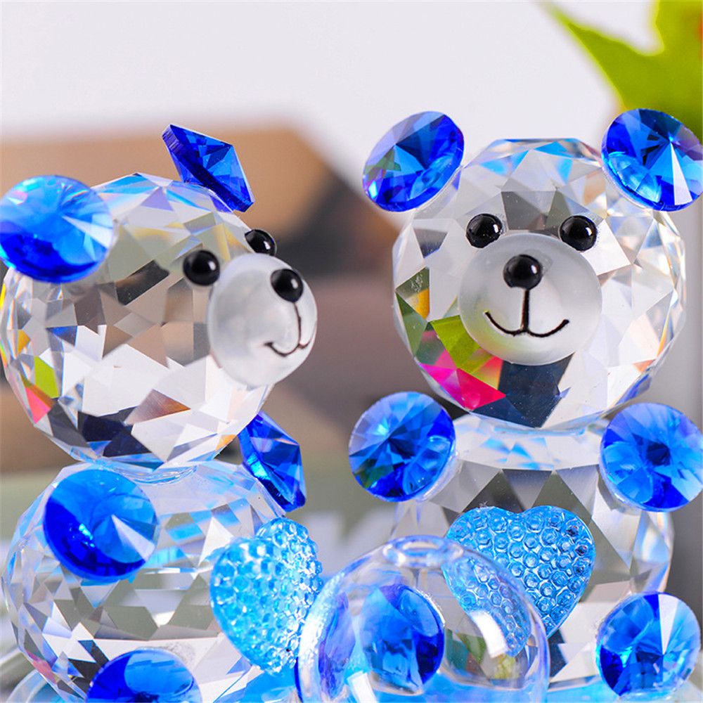 glass teddy bear