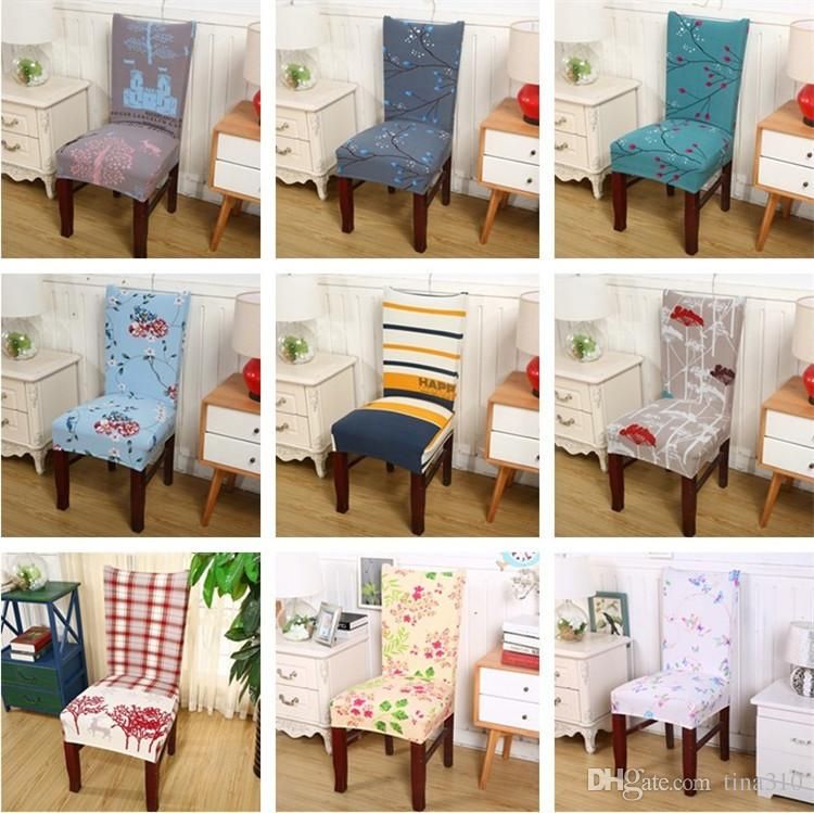 Hot Sale Floral Printing Chair Cover Home Dining Multifunctional