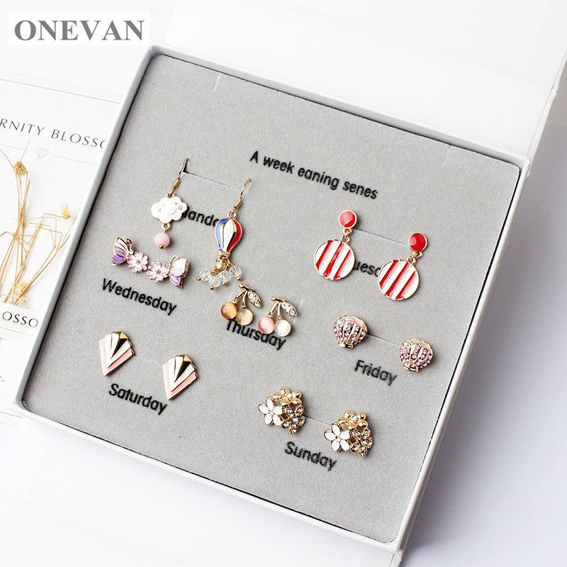 small stud earrings set