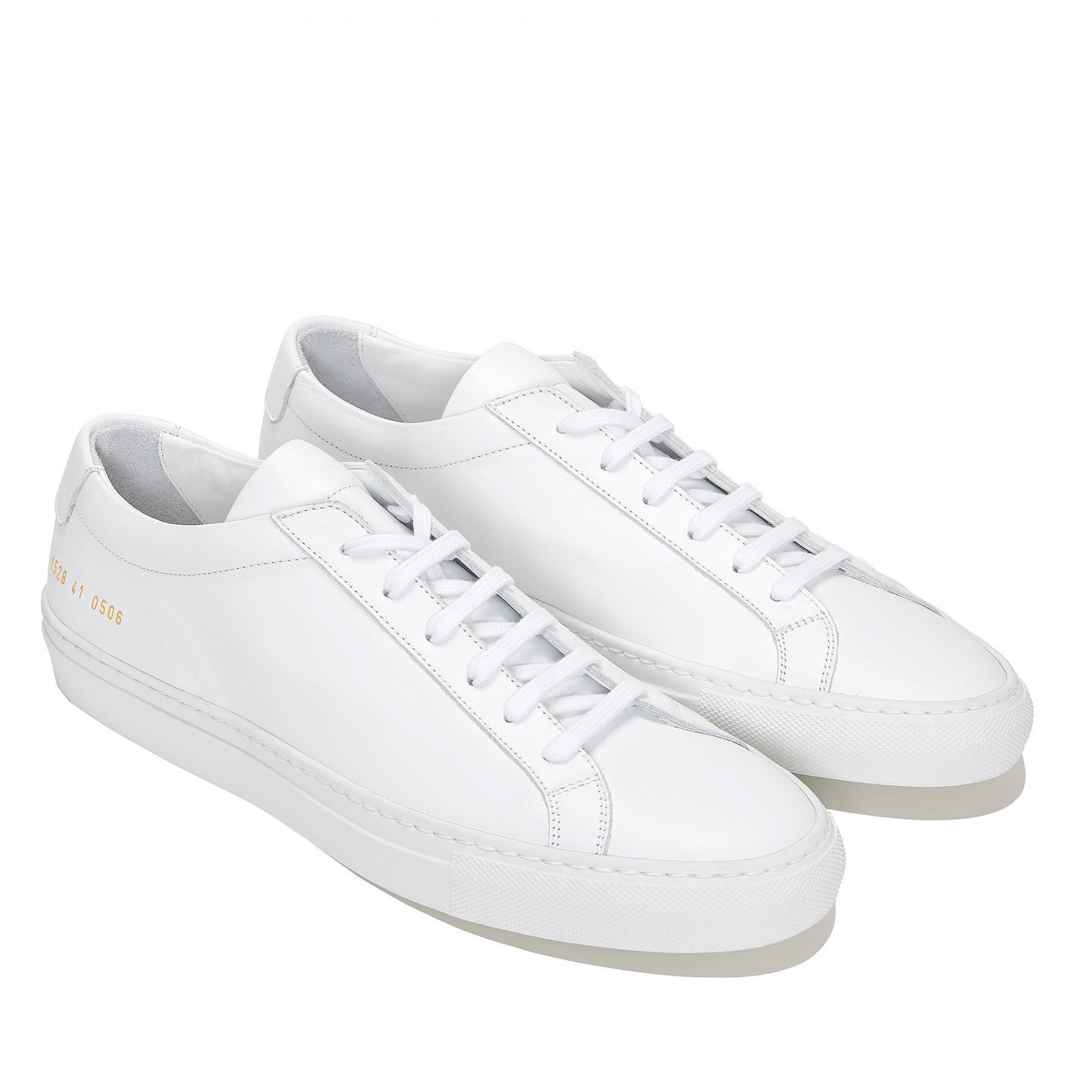 common projects white shoes