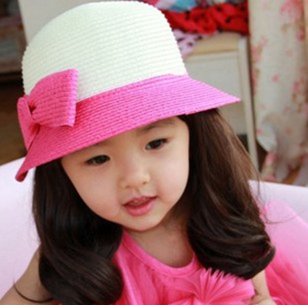 Cute girls with hat Clearance