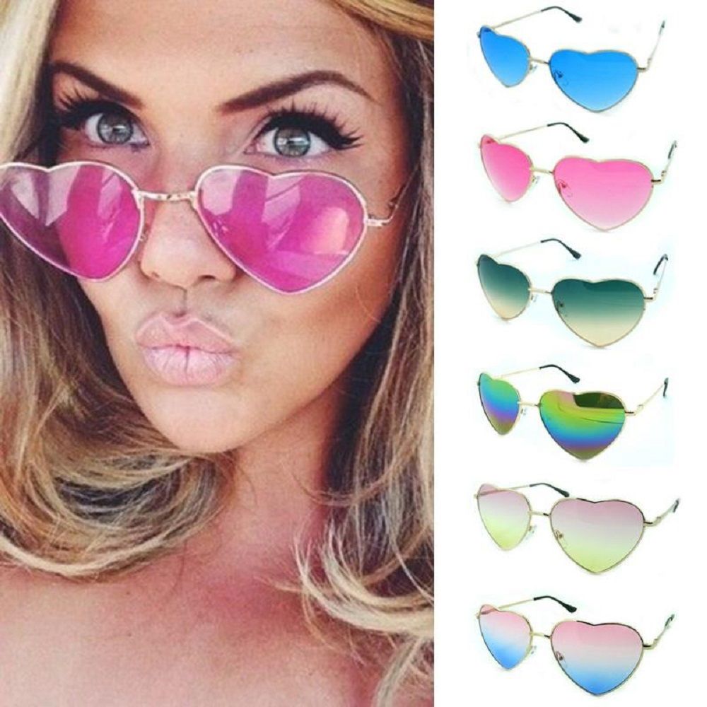 Gafas de sol de metal polarizadas en forma de corazón,mujer Gafas de sol de metal polarizadas en forma de corazón,mujer