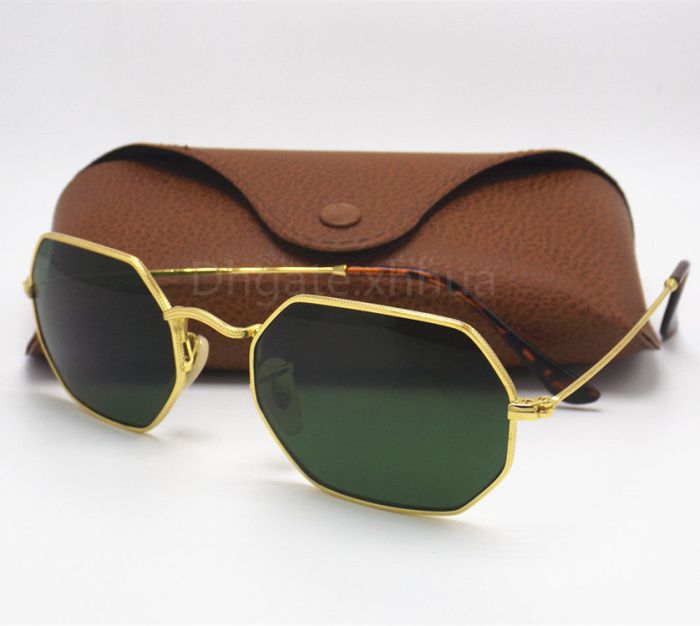 designer octagonal glasses