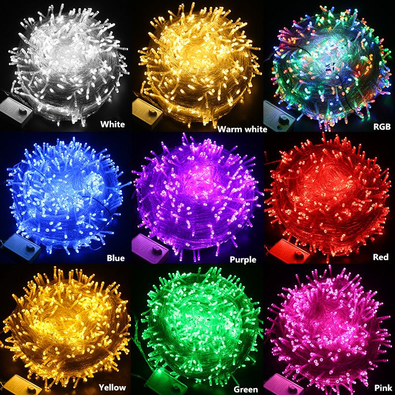 Wholesale 100M 1000 LED String Fairy Light Holiday Patio Christmas