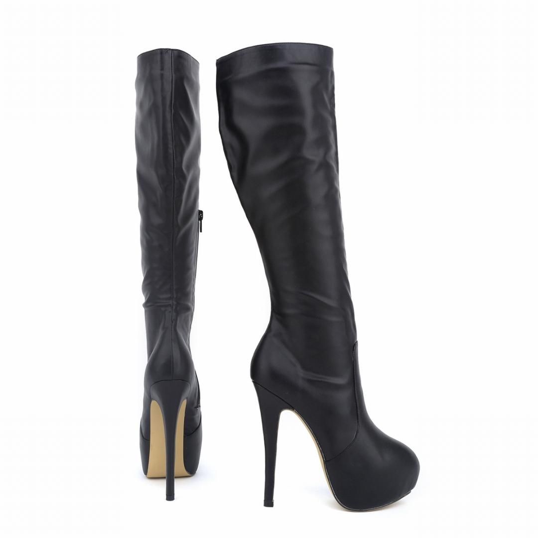 botas negras plataforma