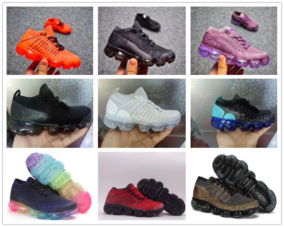 all black vapormax for kids